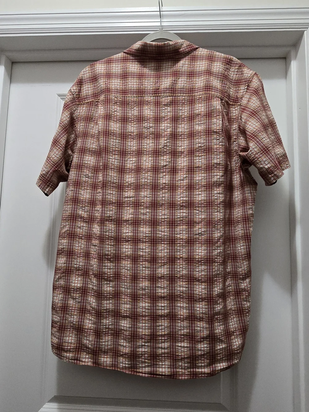 RedHead Men’s Plaid Short Sleeve Casual Button Down Shirt Size L